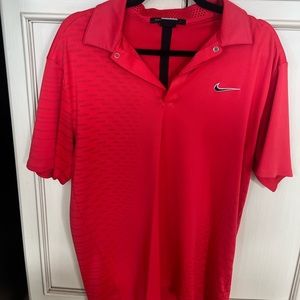 Nike Tiger Woods Collection Sunday Red Golf Shirt
